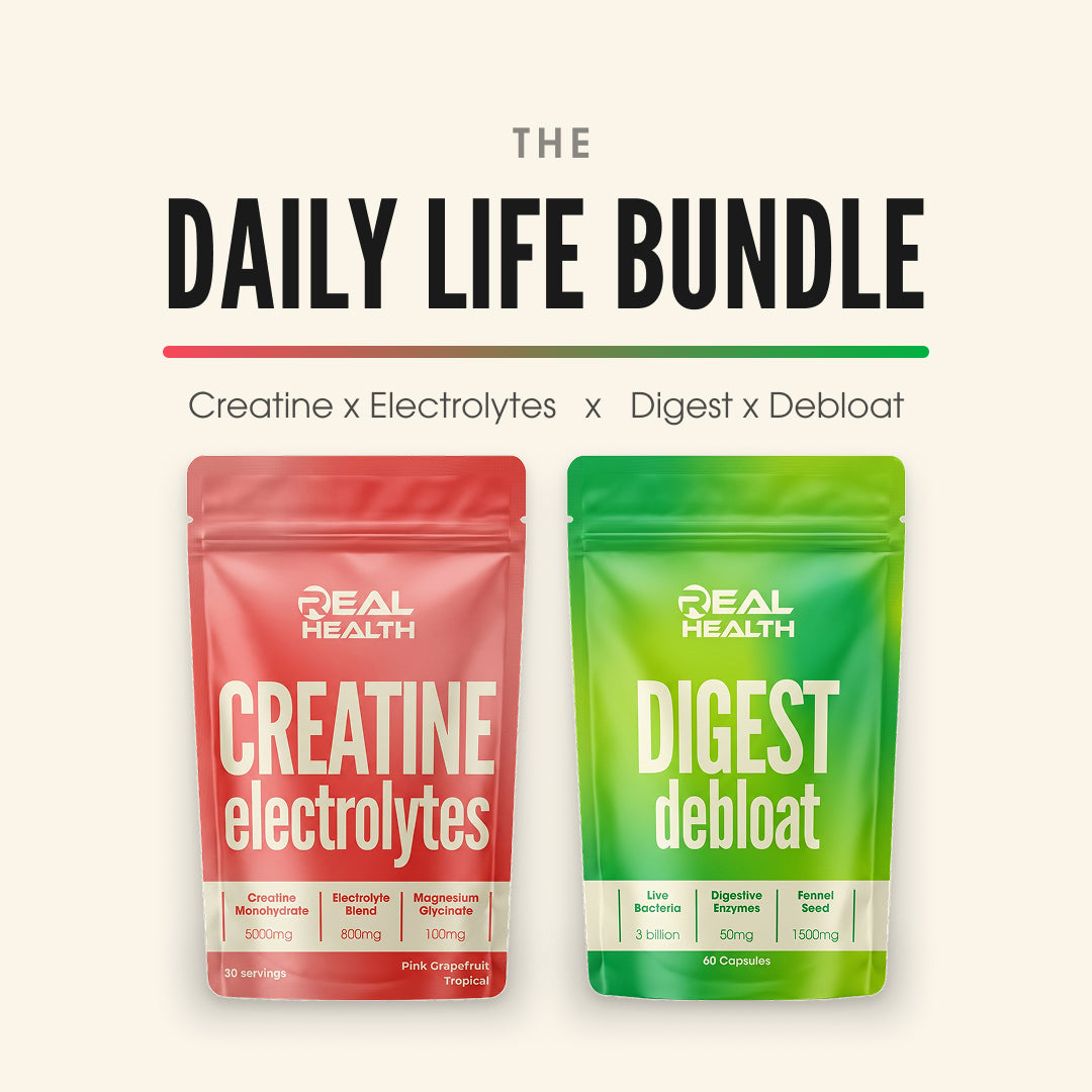 The Daily Life Bundle: Creatine x Electrolytes and Digest x Debloat