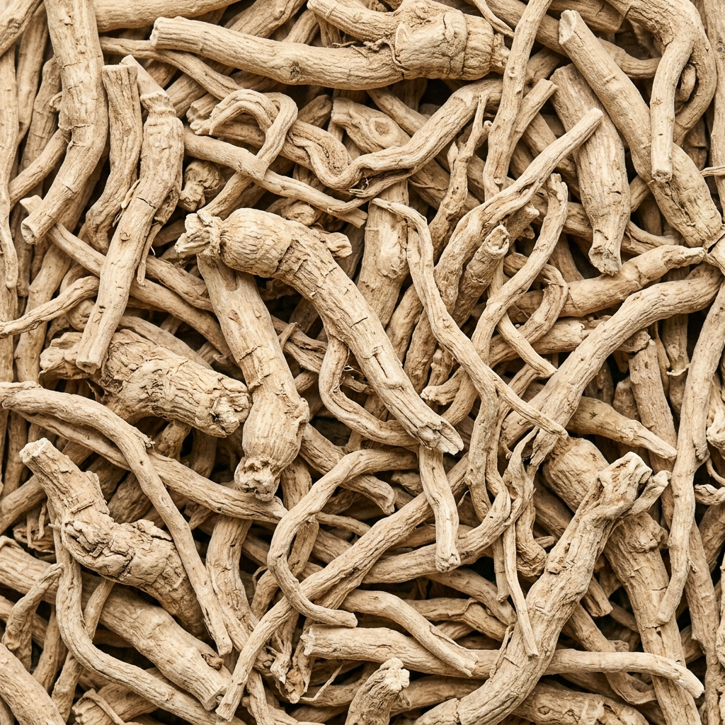 Ashwagandha root and powder